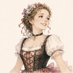スワニルダのイラスト
